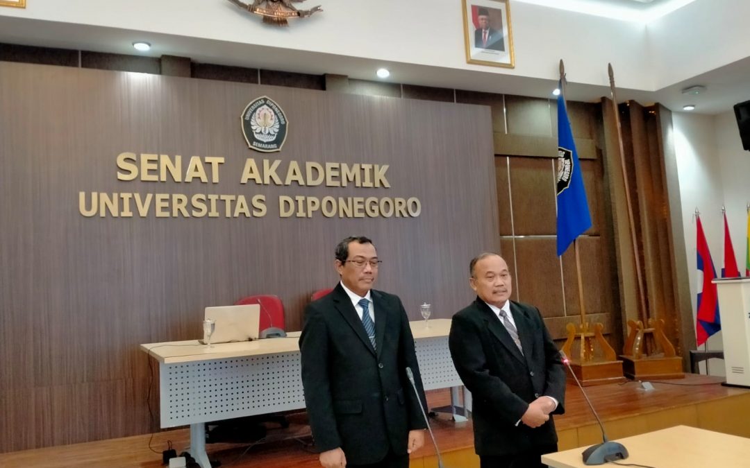 Sidang Pleno Dewan Profesor Presentasi Calon Guru Besar Undip a.n. Dr. Ir. Munasik, M.Sc dan Dr. Ir. Sarjito, M.App.Sc. dari Fakultas Perikanan dan Ilmu Kelautan